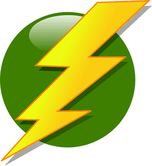 Bolt Lightning Flash Strike Png Image - Yellow And Blue Lighting Bolt, Transparent Png PNG