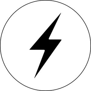 Lightning Bolt Icon PNG Image