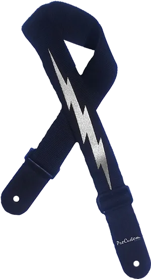 Lightning Guitar Strap PNG Image