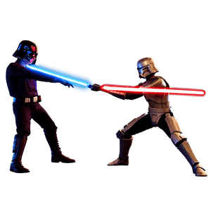 Lightsaber Fight Stance PNG asc87 PNG image with transparent background