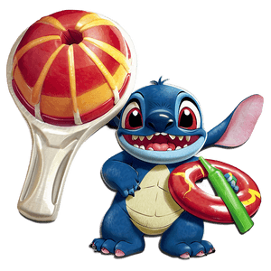 Lilo and Stitch Beach Day PNG 05212024 PNG image with transparent background