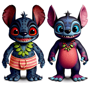 Lilo and Stitch Family Portrait PNG eoa PNG image with transparent background
