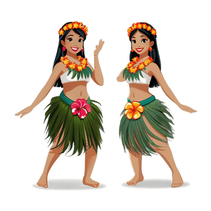 Lilo Hula Dance PNG joy PNG image with transparent background