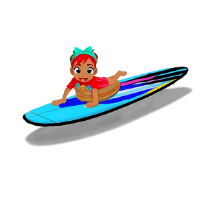 Lilo Surfing PNG six96 PNG image with transparent background
