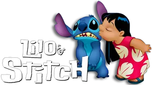 Liloand Stitch Animated Characters PNG Image