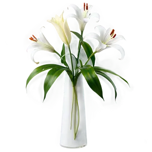 Lily Flower Vase Png Jwb74 PNG Image