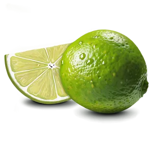 Lime Slice Art Png 06132024 PNG Image