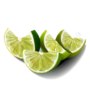 Lime Slice Art Png Sde PNG Image