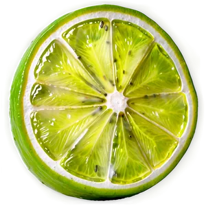 Lime Slice Isolated Png 3 PNG Image