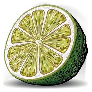 Lime Slice Vector Png Ydq PNG Image