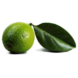 Lime With Leaf Png Ueh11 PNG Image