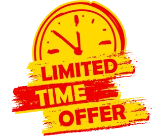 Limited Time Offer Stamp PNG Image