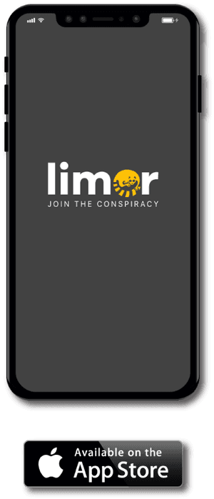 Limor App Advertisement PNG image with transparent background