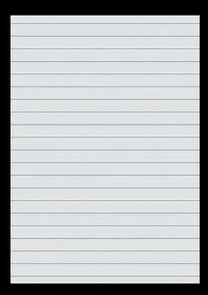 Lined Notebook Paper PNG image with transparent background
