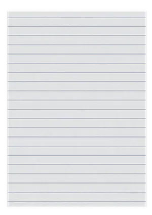 Lined Notebook Paper PNG Image