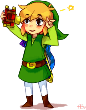 Link Legend Of Zelda Wind Waker Ww Link Wwhd Martbles - Ww Link, HD Png Download PNG with transparent background