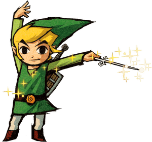 The Legend Of Zelda Clipart Toon Link - Wind Waker Toon Link, HD Png Download PNG with transparent background