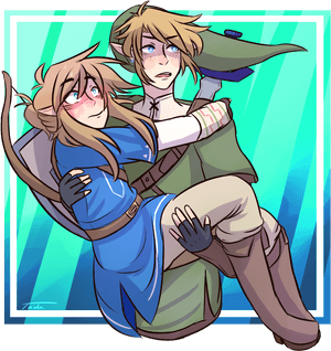 Botw Link X Wolf Link, HD Png Download PNG with transparent background
