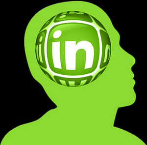 Linked In Brain Concept PNG image with transparent background