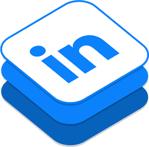 Icono Facebook Ios 8 Clipart , Png Download - Isometric Linkedin Icon, Transparent PNG with transparent background