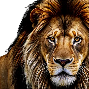 Lion Face Drawing Png Eyr PNG Image