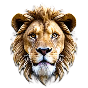 Lion Face Graphic Png 06122024 PNG Image