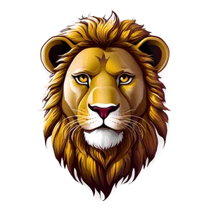 Lion Face Mascot Png 06122024 PNG Image