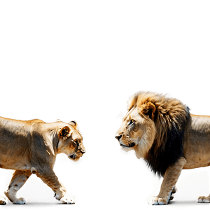 Lion Pride Safari PNG 06122024 PNG with transparent background