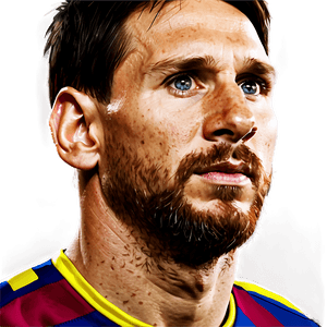 Lionel Messi Portrait PNG 29 PNG image with transparent background