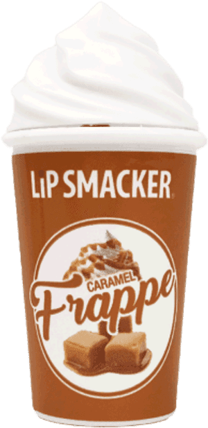 Lip Smacker Caramel Frappe Cup PNG with transparent background