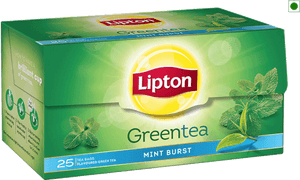 Lipton Green Tea 25 Tea Bags , Png Download - Lipton Green Tea Mint Burst, Transparent Png PNG image with transparent background