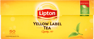 Lipton Yellow Label Tea 25 Tea Bags, HD Png Download PNG image with transparent background