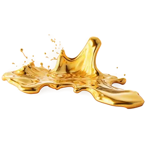 Liquid Gold Splash Effect Png 06282024 PNG Image