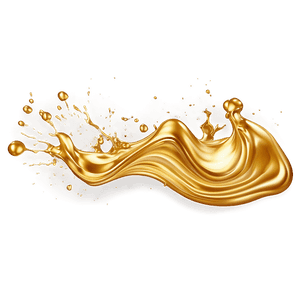 Liquid Gold Splash Effect PNG 06282024 PNG