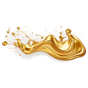 Liquid Gold Splash Effect Png 06282024 PNG Image