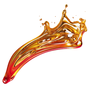 Liquid Gold Splash Effect PNG xsj PNG