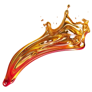 Liquid Gold Splash Effect Png Xsj PNG Image