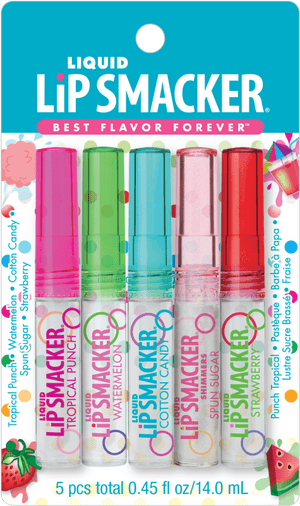 Liquid Lip Smacker Set Packaging PNG with transparent background