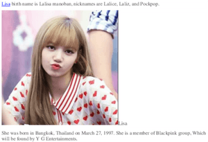 Lisa Blackpink Imut, HD Png Download PNG image with transparent background