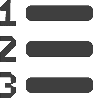 Icon Number List Png, Transparent Png PNG