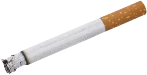 Lit Cigaretteon Black Background.jpg PNG Image