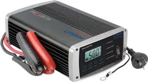 Lithium Battery Charger Device PNG Image