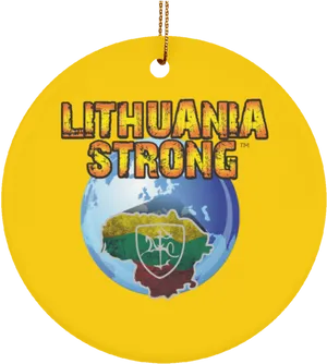 Lithuania Strong Ornament PNG Image