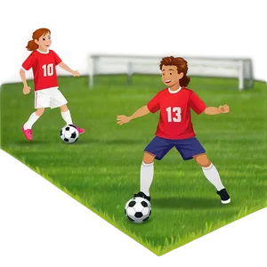 Little Kids Soccer Game Png Xxu PNG Image