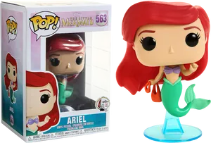 Little Mermaid Ariel Funko Pop PNG Image