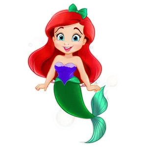 Little Mermaid Clipart Png 05242024 PNG Image