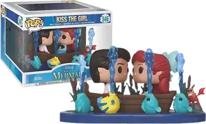 Little Mermaid Kiss The Girl Funko Pop PNG Image