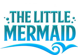 Little Mermaid Logo Booksand Magic PNG Image