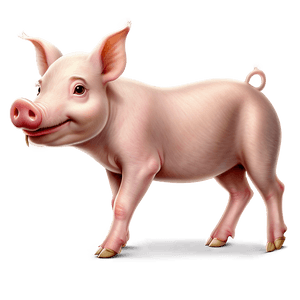 Little Piglet Drawing PNG sbf32 PNG image with transparent background