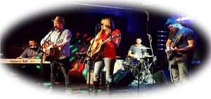 Live_ Band_ Performance_ Concert_ Stage PNG with transparent background